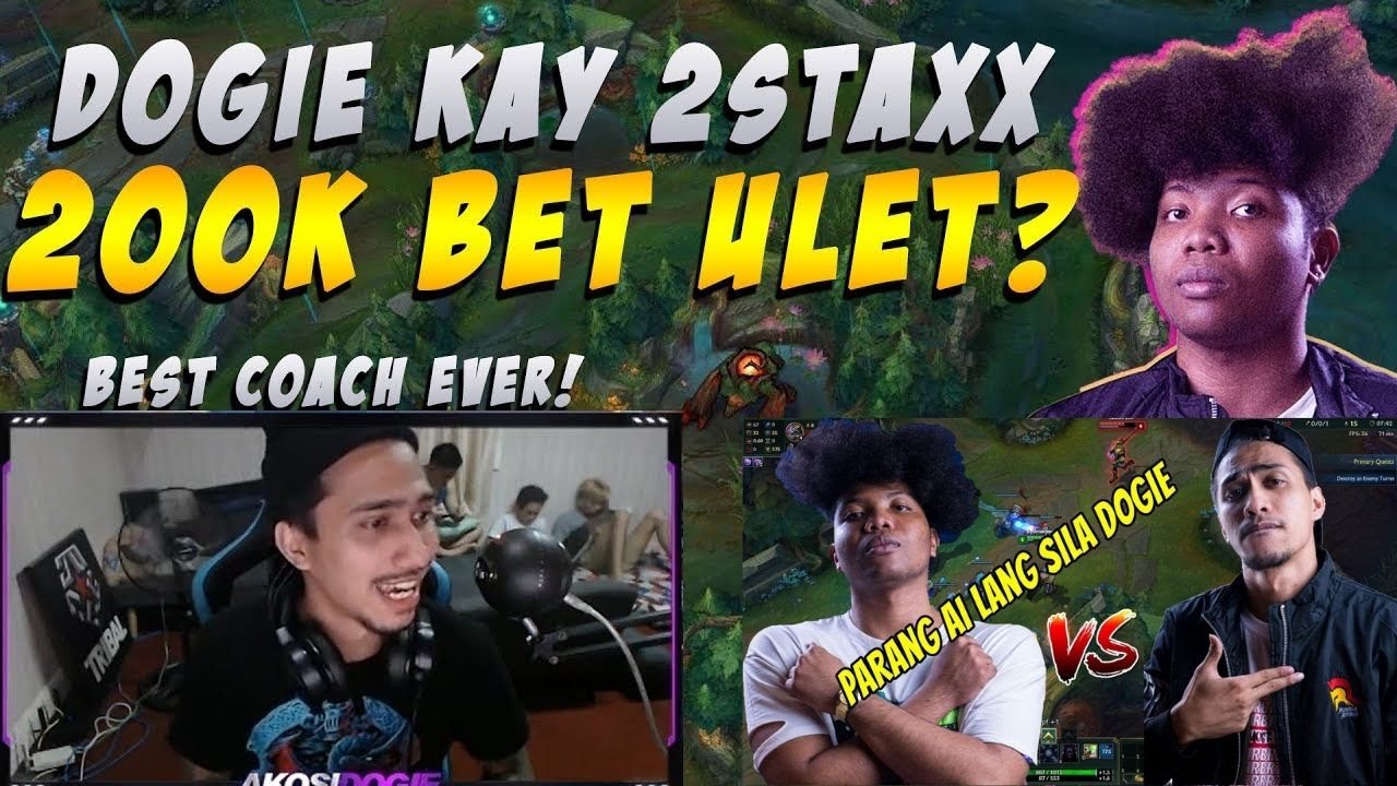 DOGIE VS 2STAXX TRASHTALK ON (200K PUSTAHAN?) AI LANG DAW SI DOGIE -2STAXX