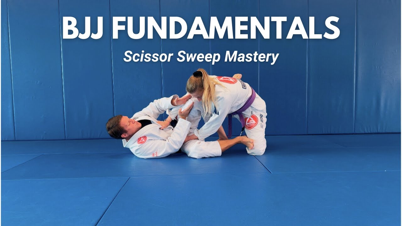BJJ FUNDAMENTALS - Step by Step Scissor Sweep (For All Belt Levels)