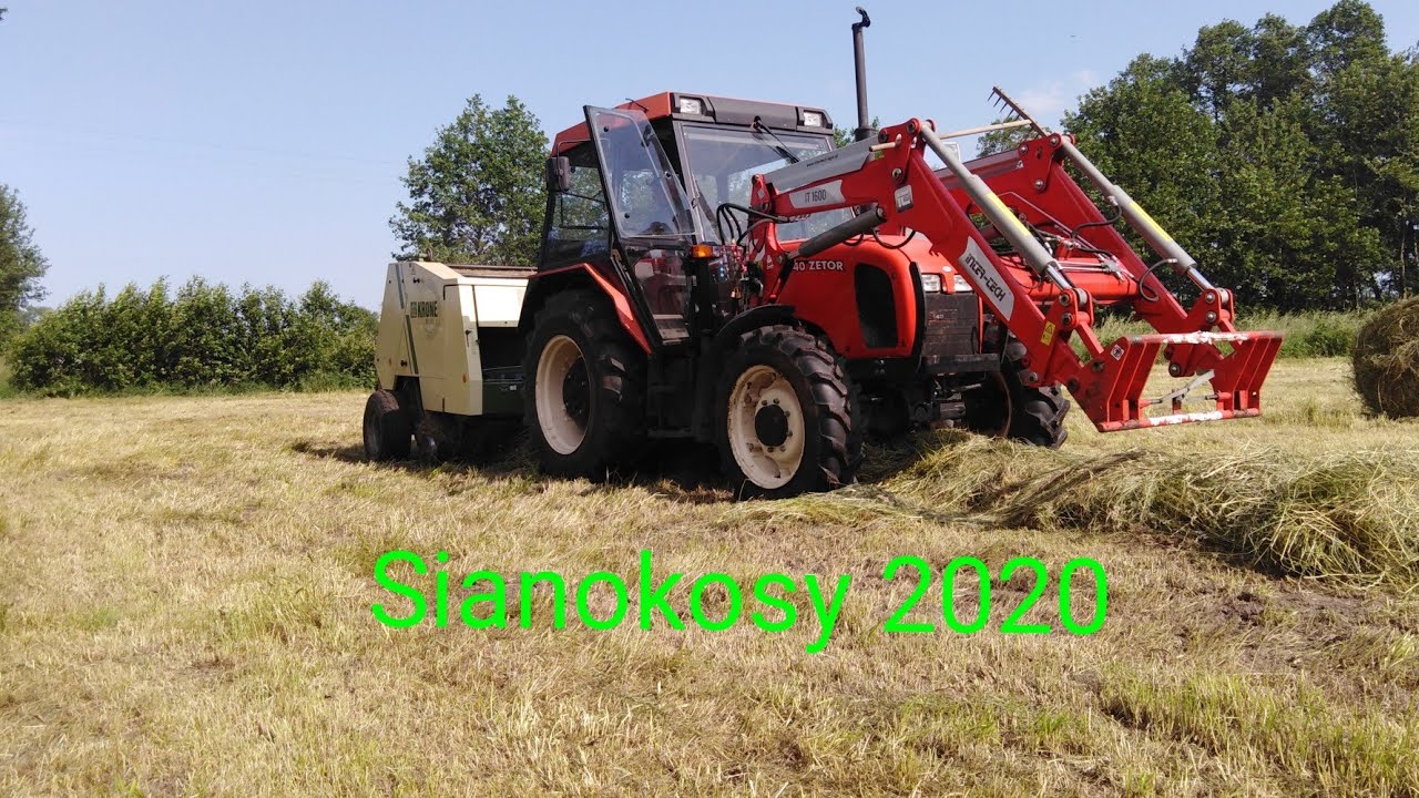 🔥Sianokosy 2020 w Łódzkim 🔥Zetor, krone, MF.