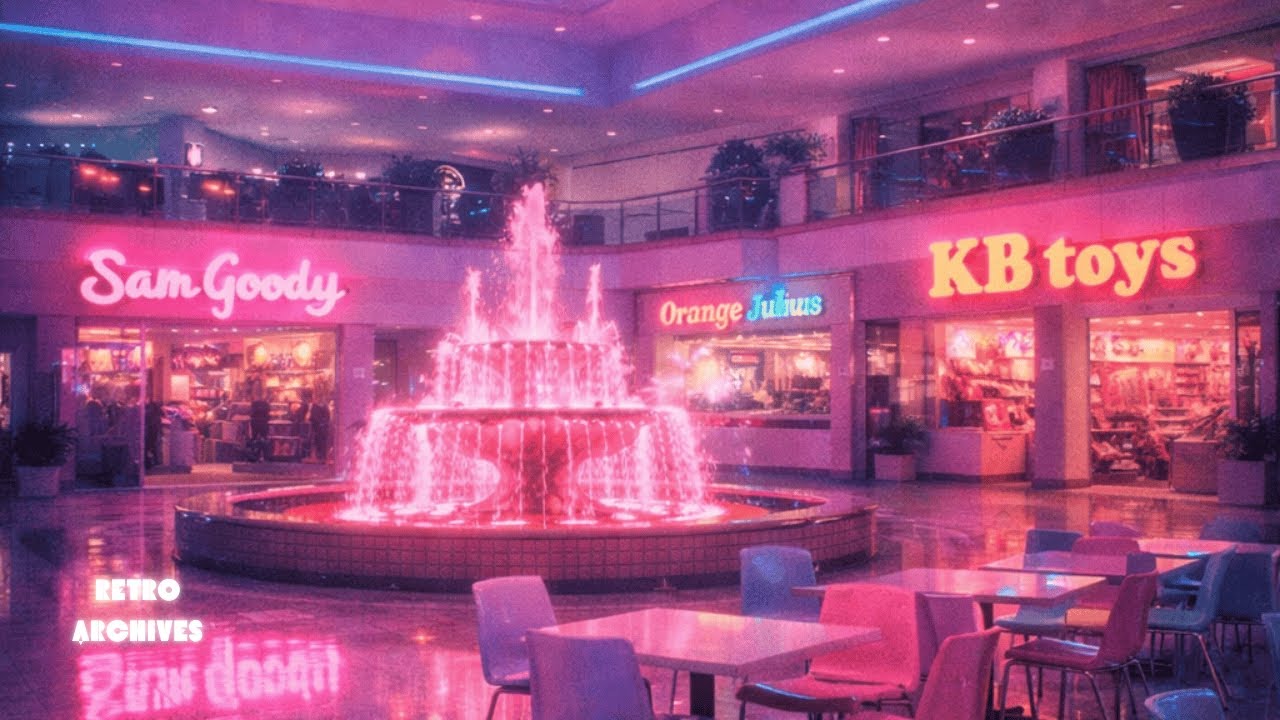 it's the summer of 1987 and we're hanging out at the mall #Retrofuturism #retrowave #80sMusic