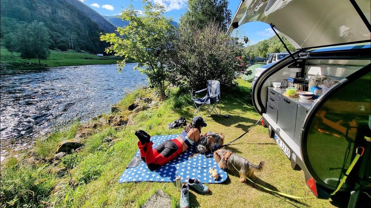 Camping in Norway: Tesla Model Y x Hero Camper Ranger