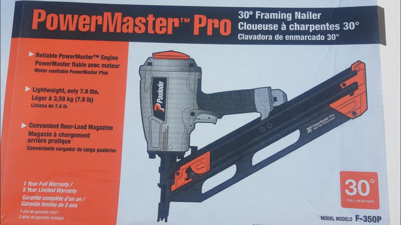 Paslode Powermaster Pro unboxing and review