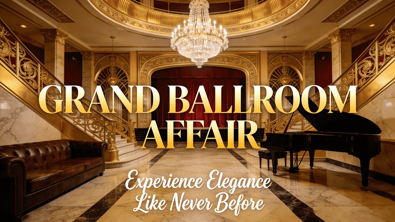 A Night in Golden Hollywood | Vintage Piano in a Grand Ballroom