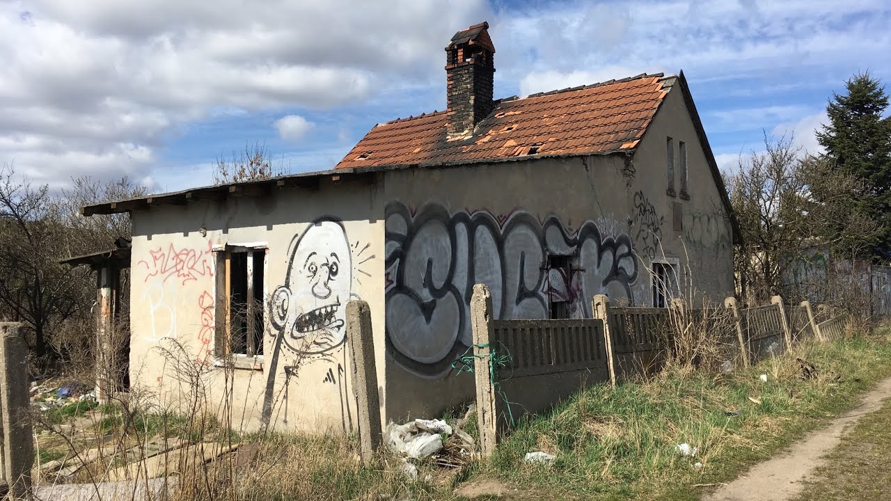 Opuszczone miejsca stary dom i Pendolino ED250-010 Gdańsk Orunia 2019