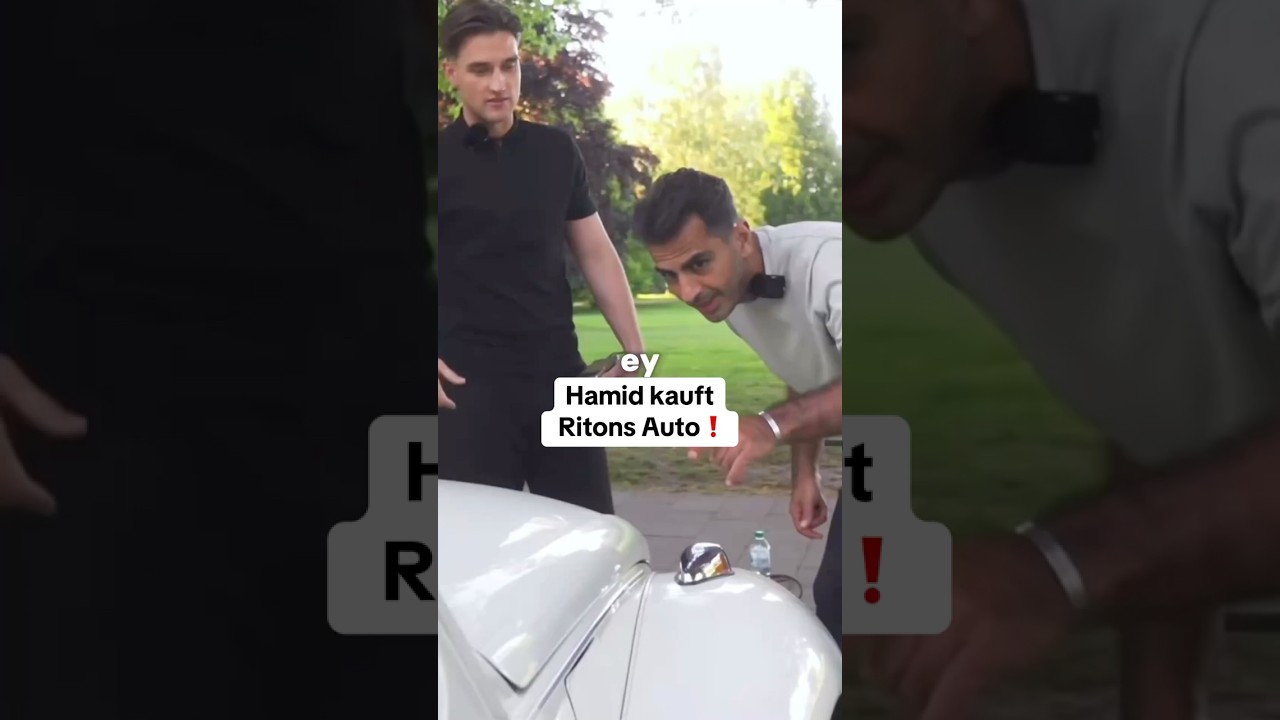 Hamid verhandelt mit Riton 😂 #hamidmossadegh #autohandel