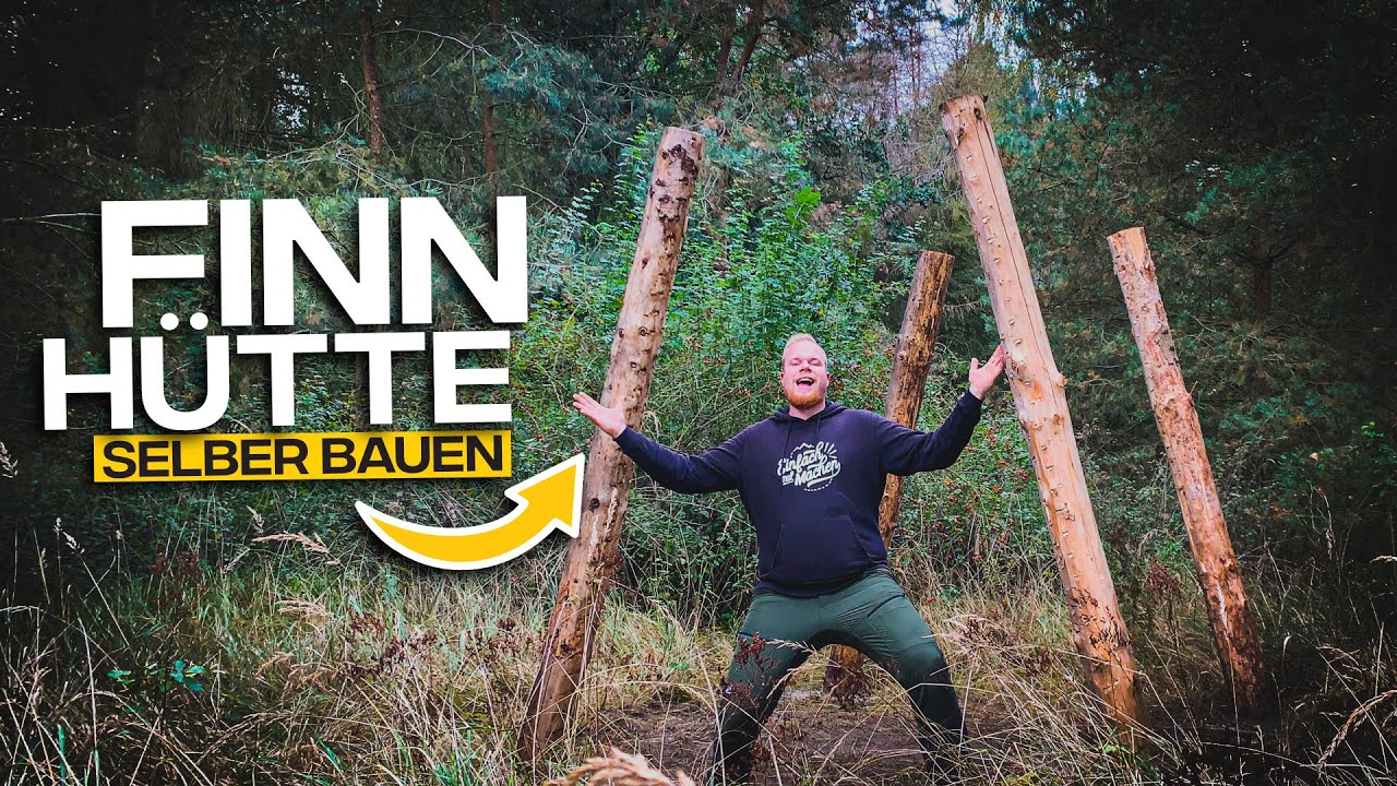 Finnhütte selber bauen #1 - Building an A Frame Cabin - Tom Siesing