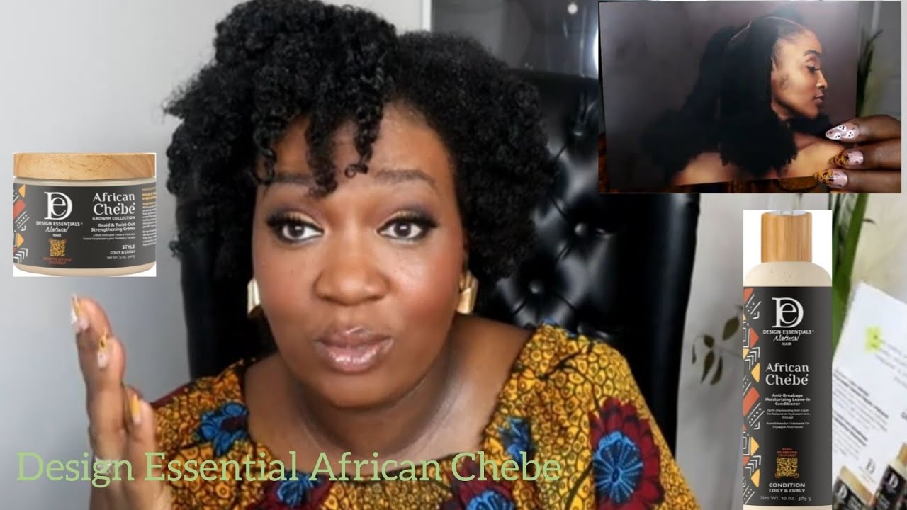 Curlbox Finale: Design Essentials African Chebe Products Review on Textured Natural Hair