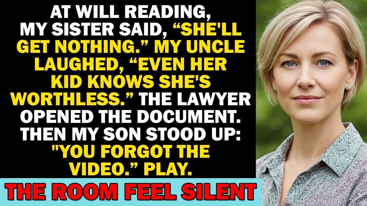 At Dad’s Will Reading, They Laughed at Me Then My Son Said 7 Words That Changed Everything