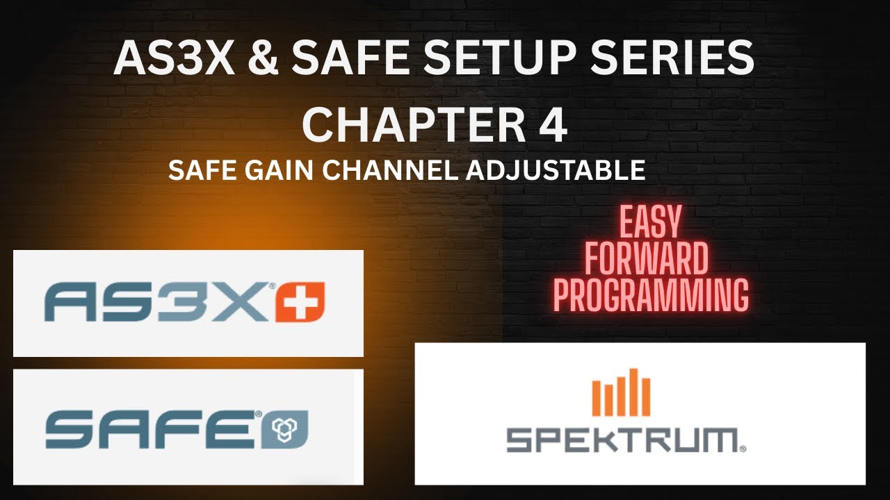 Видеоинструкция по настройке безопасного усиления канала Spektrum AS3X+ #4