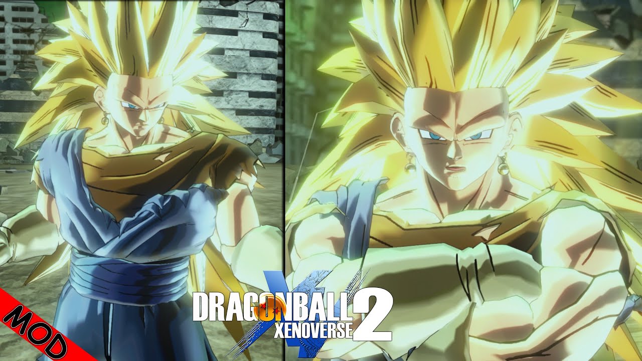 Multiverse Vegeto Super Saiyan 3 - Dragon Ball Xenoverse 2 [MOD][1080P][60FPS]