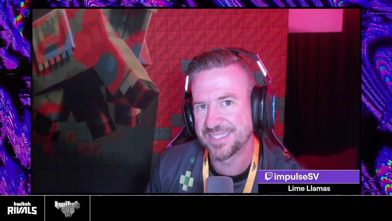 MCC at Twitchcon w/ @falsesymmetry @rendogtv @owengejuicetv #GoLimeLlamas