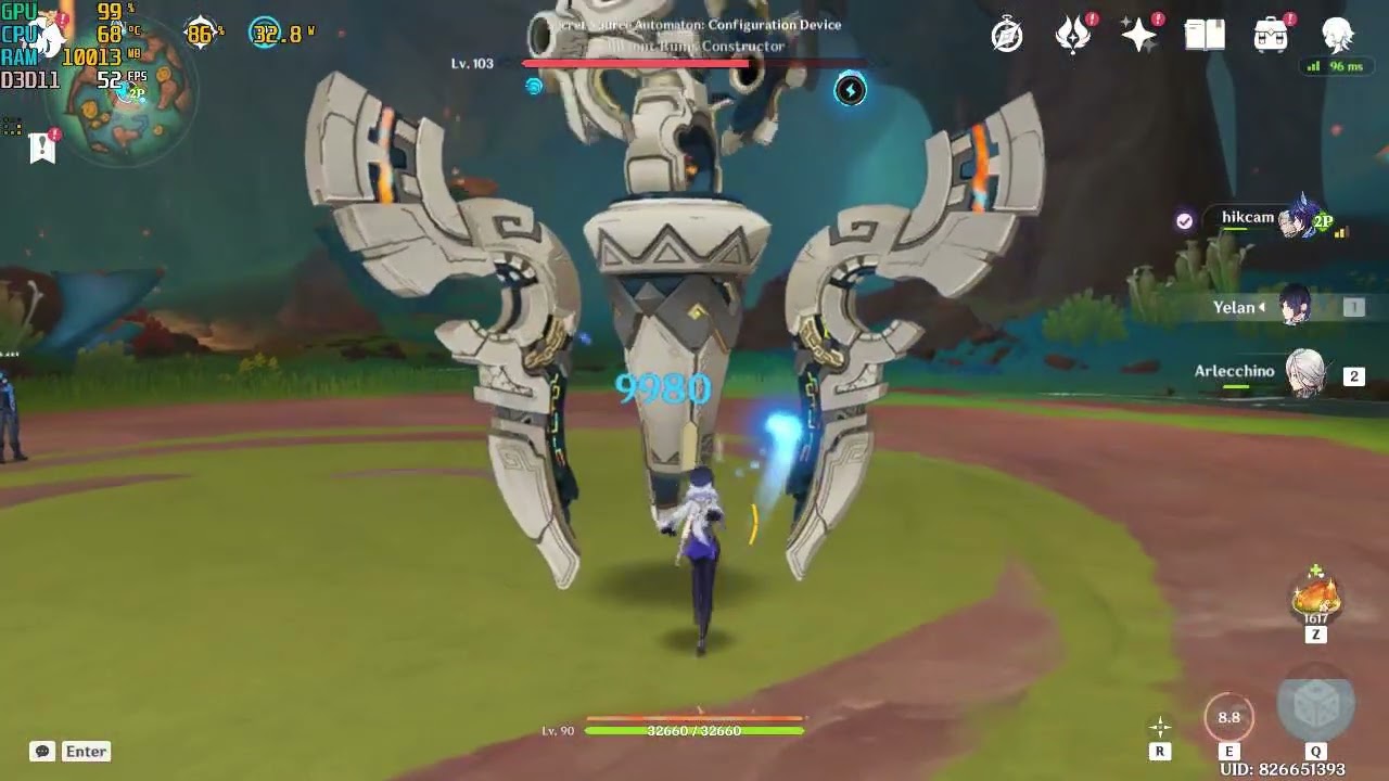 Genshin Impact Intel Core i3 7100 (Intel HD 630) 720p60