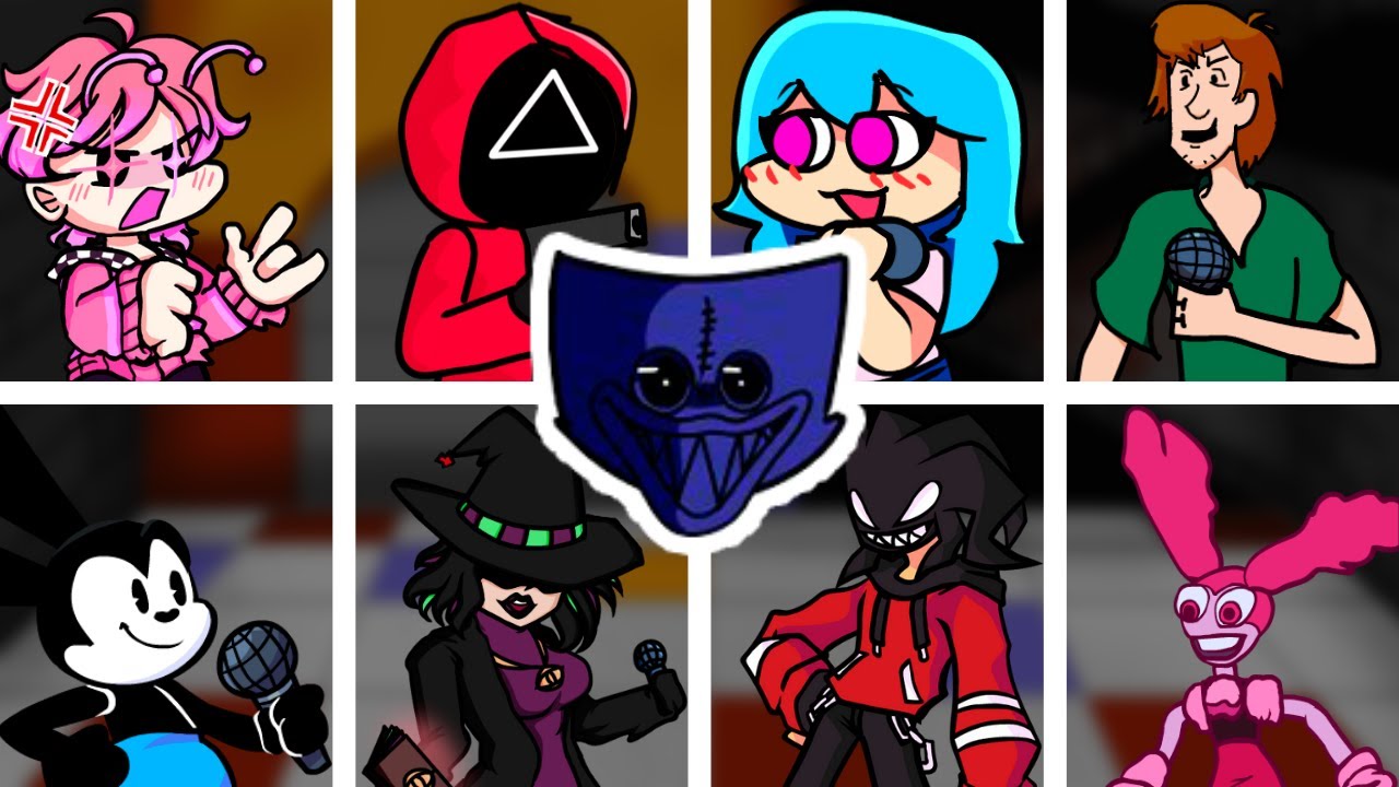Playtime But Every Turn a Different Character Sings (FNF Playtime but Everyone Sing It) Huggy Wuggy