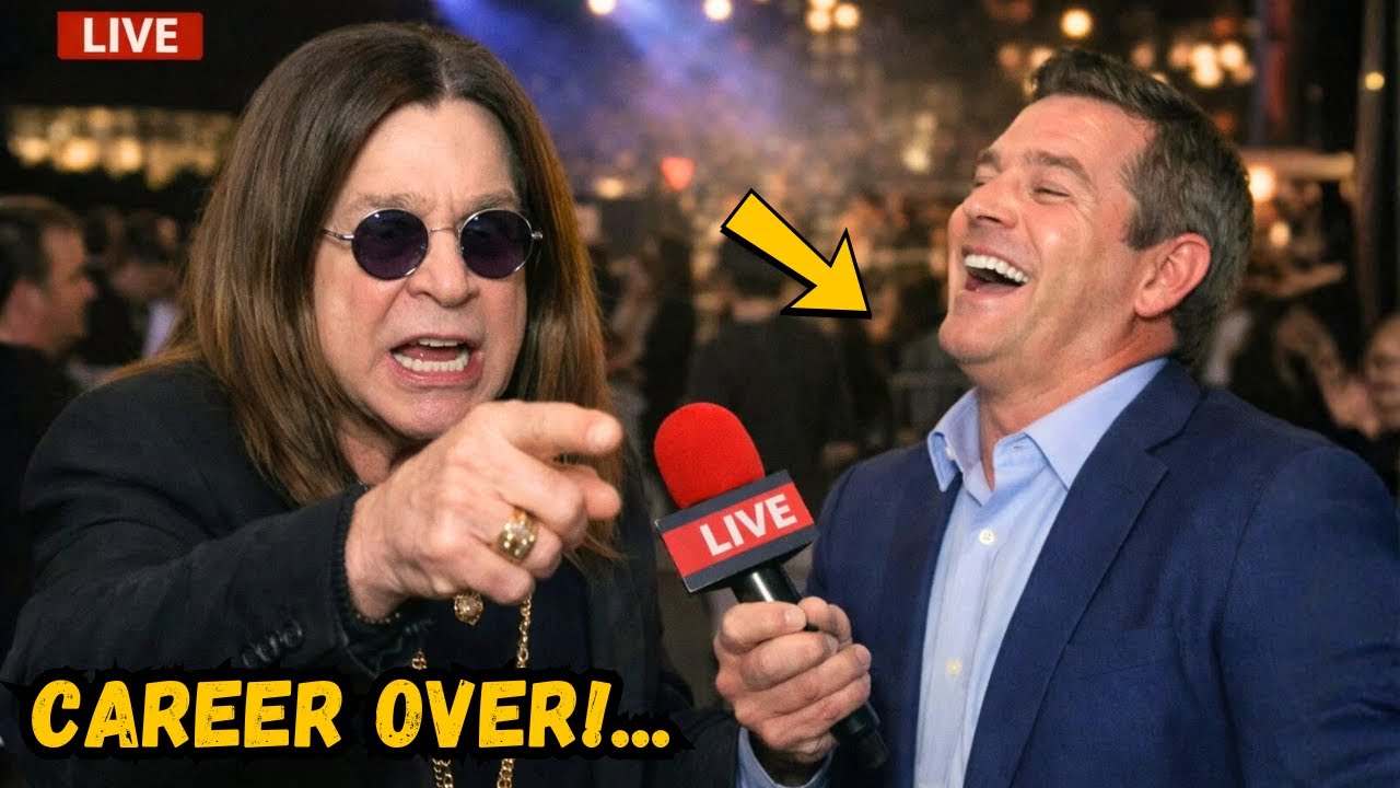 A Reporter Mocked Ozzy Live—Then Ozzy Said 3 Words and He Got Fired !
