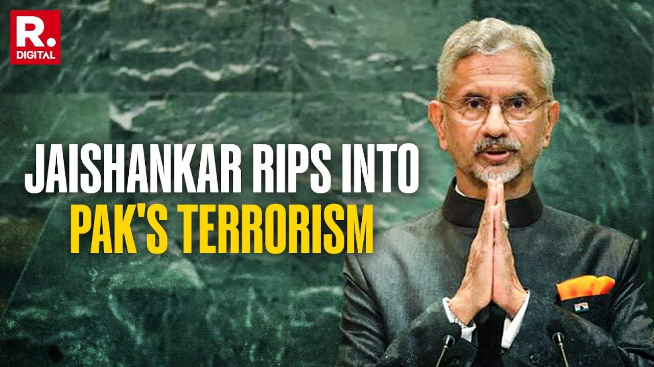 Jaishankar Shreds Pakistan at UNGA, Calls it 'Epicentre of Terrorism'