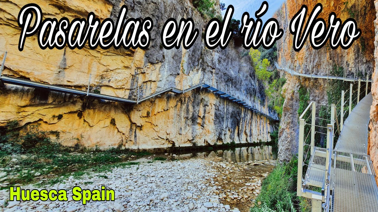 PASARELAS de ALQUÉZAR | RUTA ESPECTACULAR en el río Vero?  Parte 2/2 - Nervo Carrera