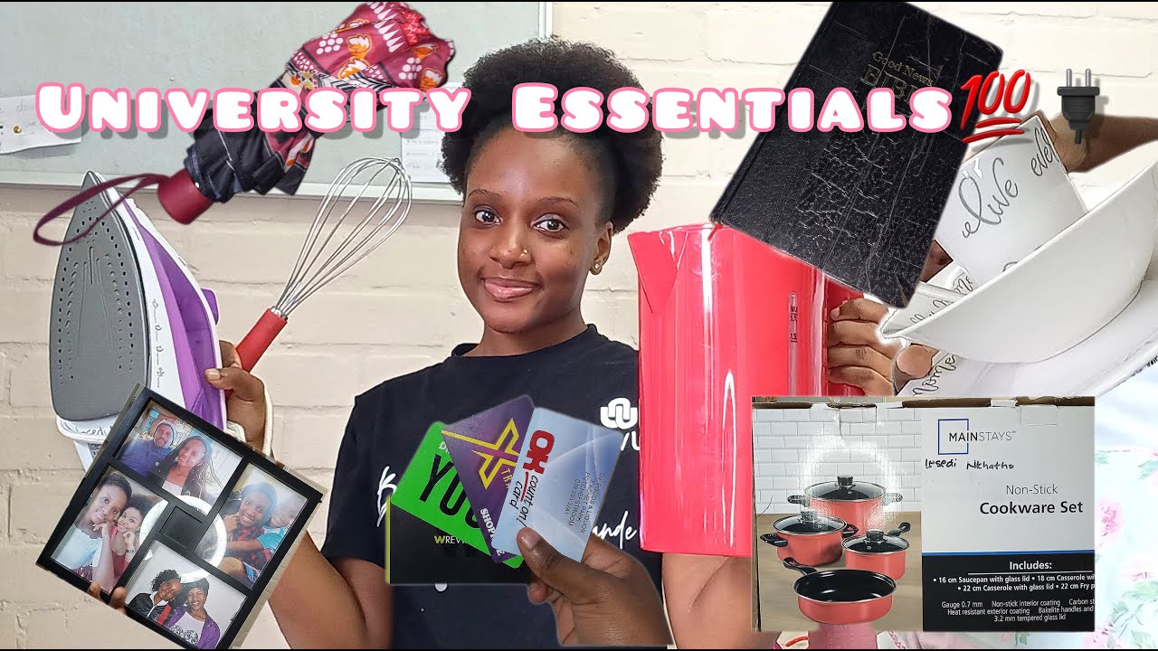 Things to pack for university/ college| Essentials| South African YouTuber #northwestuniversity #nwu