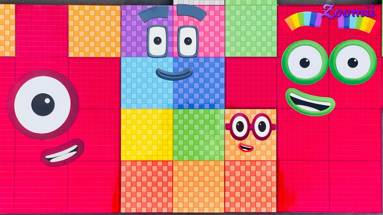 Looking for Numberblocks Puzzle Tetris NEW Club Party Space ASMR   Numberblocks Satisfying Video #72