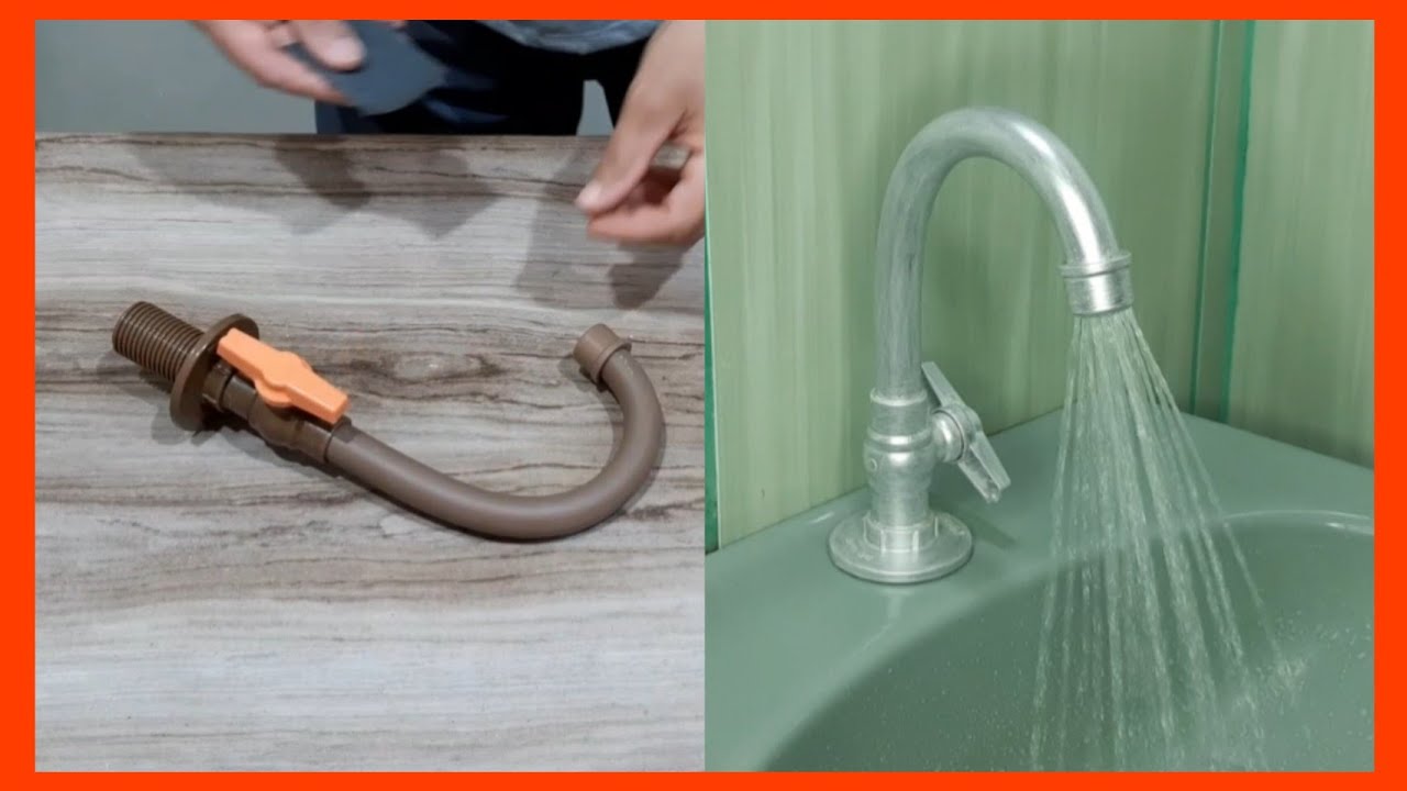 como fazer torneira de cano pvc e economizar dinheiro