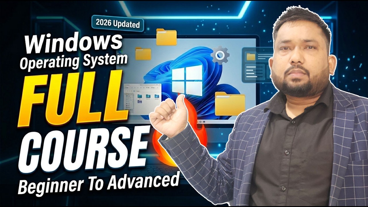 Windows Operating System Full Course  | Complete Computer Course for Beginners I