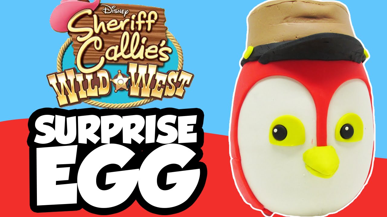 Sheriff Callie's Wild West Play-Doh Surprise Egg!! DEPUTY PECK! Cute Play-Doh Egg