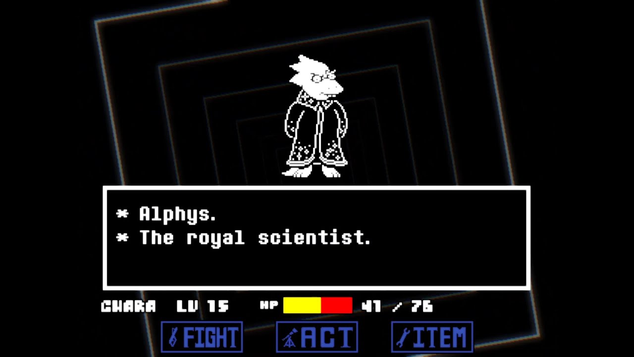 Alphys Fight - PS!Outertale Genocide Final Boss + Ending