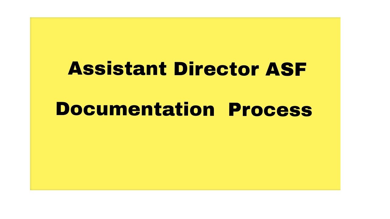 Assistant director ASF