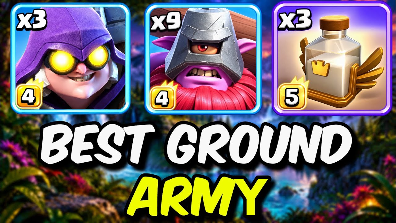 Метатели + Ведьмы-разрушительницы &mdash; ЛУЧшая наземная армия в Clash of Clans