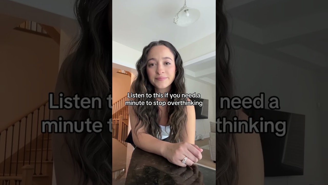 Use THIS to stop overthinking right now! #therapy #anxiety