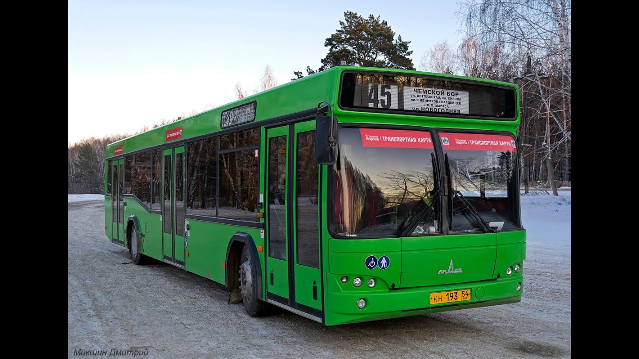 OMSI 2, покатушки на Новосибирском МАЗ-103.465 2010 г.в. (гос.номер С 332 ТН 154)
