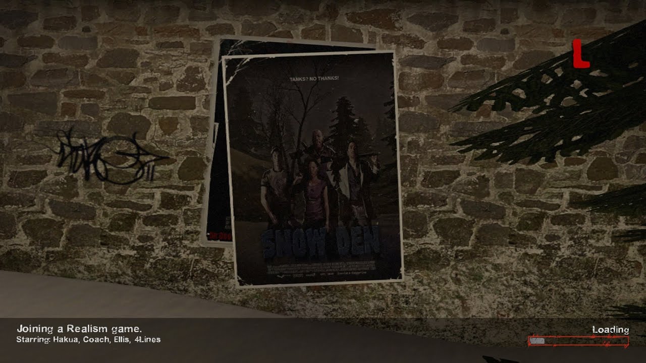 LEFT 4 DEAD 2 Custom Map: Snow Den