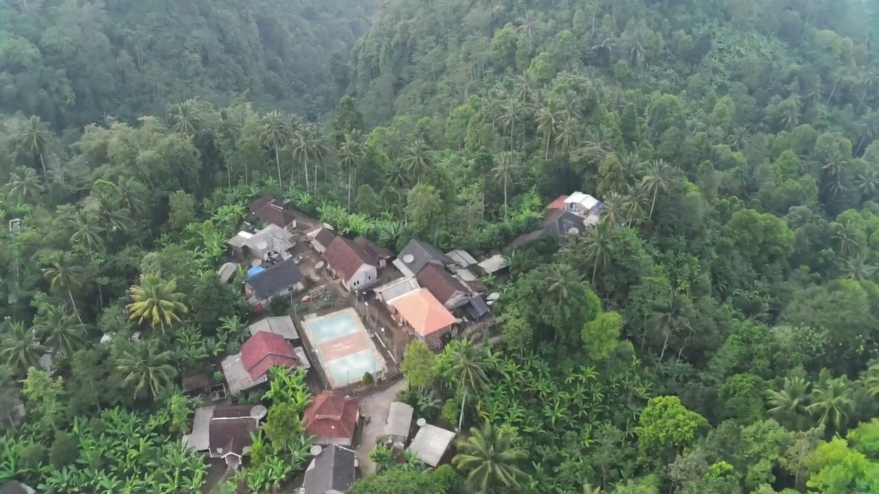 Free drone video footage - village and mountain views (no copyright)