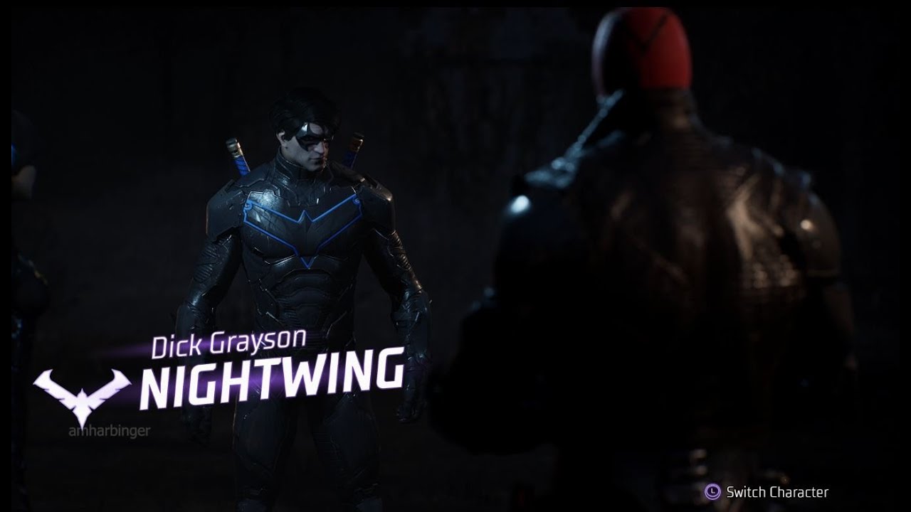 Gotham Knights All Nightwing Cutscenes and Unique Dialogue - Dick Grayson