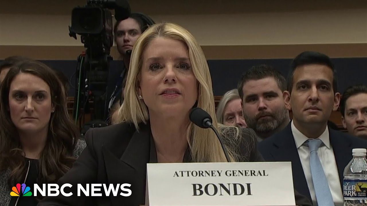 Bondi and Democrats clash over Epstein files