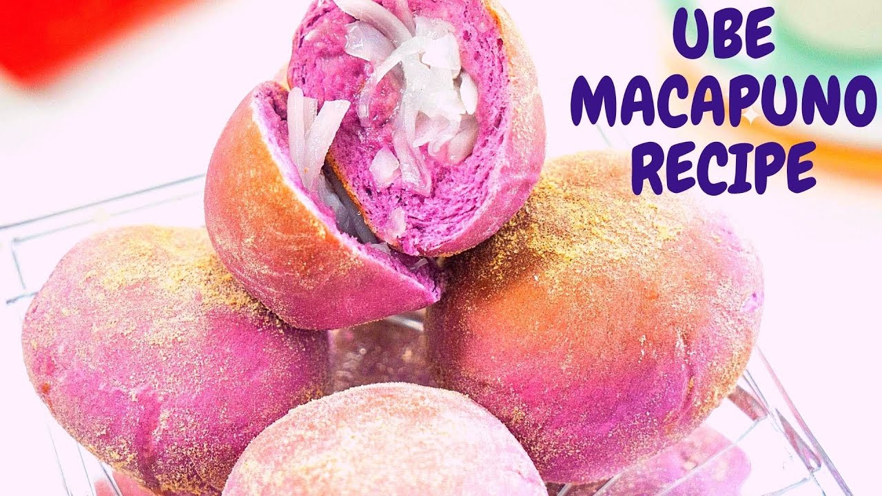 Easy to make Ube Macapuno Pandesal Recipe