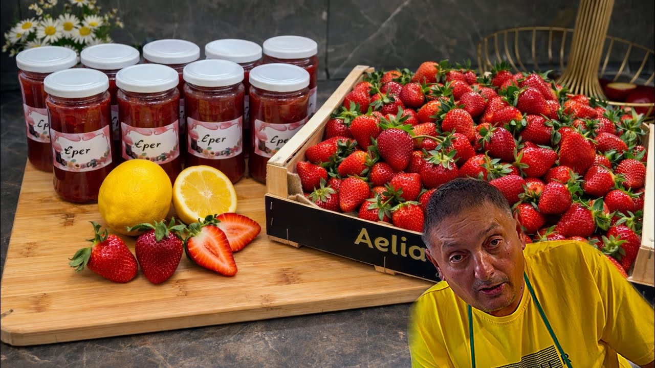 Any&oacute;s - S&oacute; konyh&aacute;ja (Eper lekv&aacute;r k&eacute;sz&iacute;t&eacute;se h&aacute;zilag) 🍓🍓
