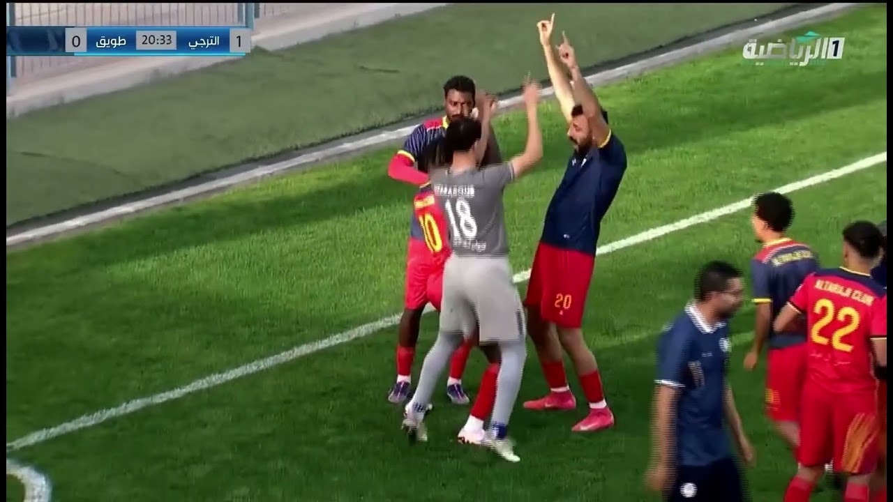 هدف ⁧‫لاعب الترجي‬⁩ كلايفرت جين على طويق 3-2 ضمن الجولة 22 من دوري الدرجة الثانية