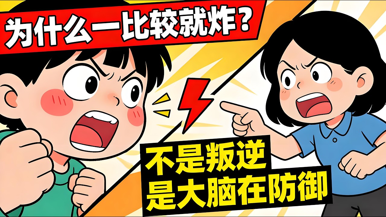 為什麼一說“你看看人家”孩子就炸？#腦科學育兒 #春節育兒 #孩子頂嘴 #兒童心理 #敏感孩子