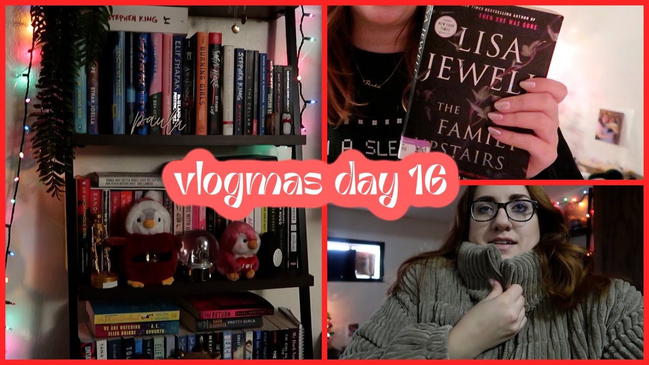 I bought more books and don't have room for them {vlogmas day 16}