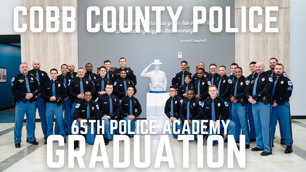 Cobb County Police Academy Graduation of Mandate 65