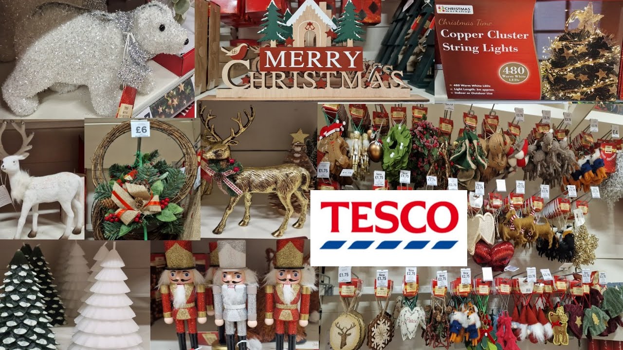 TESCO CHRISTMAS TREE & HOME DECOR 2022 / TESCO CHRISTMAS 2022 / COME SHOP WITH ME #ukfashion #tesco