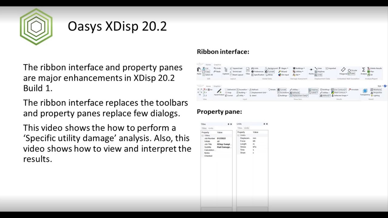 Oasys XDisp Tutorial: Specific Utility Damage