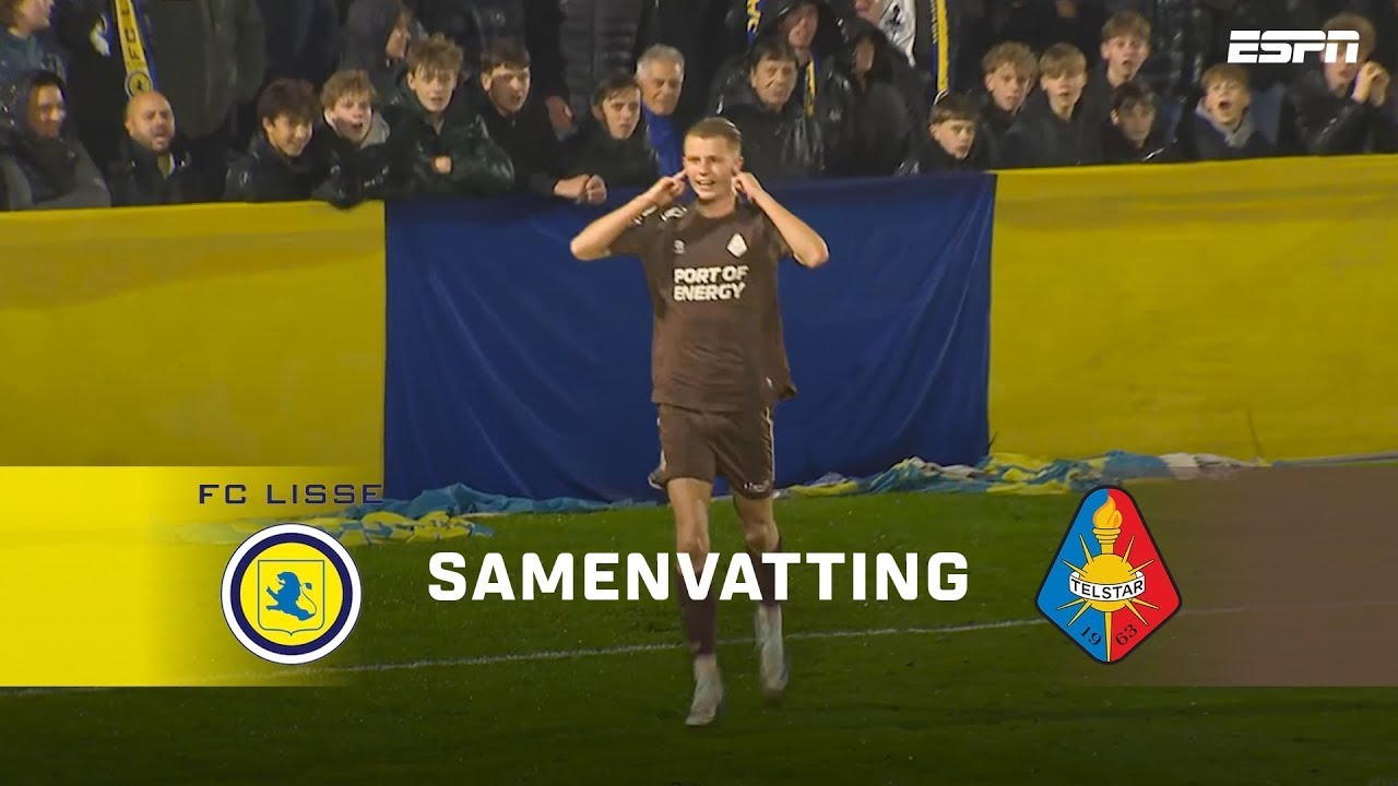 Milan ZONNEVELD met zijn EERSTE HATTRICK voor TELSTAR 3️⃣ | Samenvatting FC Lisse - Telstar