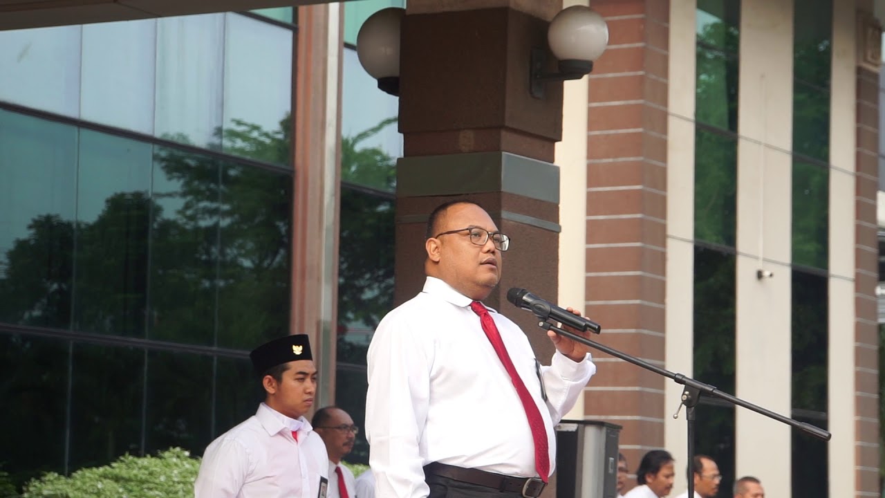 Amanat Kakanwil DJP Jatim I dalam Apel Pagi Februari 2019