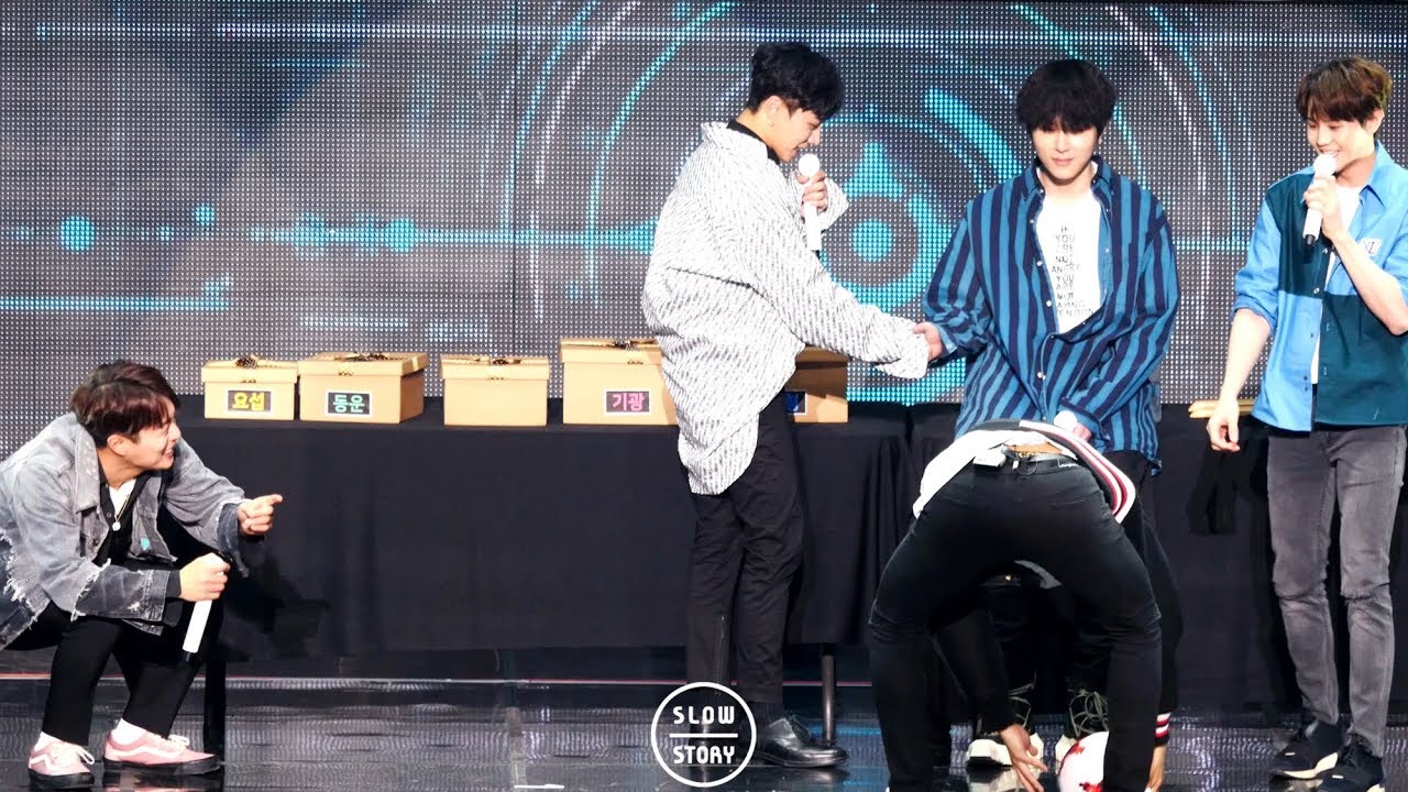 180407 하이라이트 팬미팅 HIGHLIGHT FANMEETING 하이고 게임 : 볼 리프팅 FULL VERSION (단체)