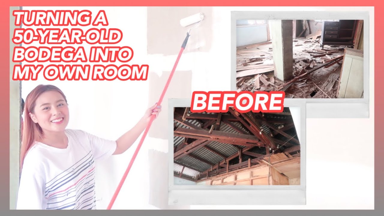 Vlog #95: ROOM RENOVATION (TURNING A 50-YEAR-OLD BODEGA INTO MY ROOM!! PURO ANAY 😭😫)