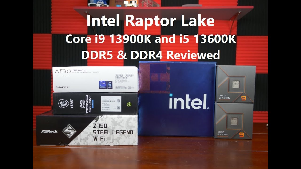 Intel i9 13900K and i5 13600K Review with DDR5 & DDR4 Results Included