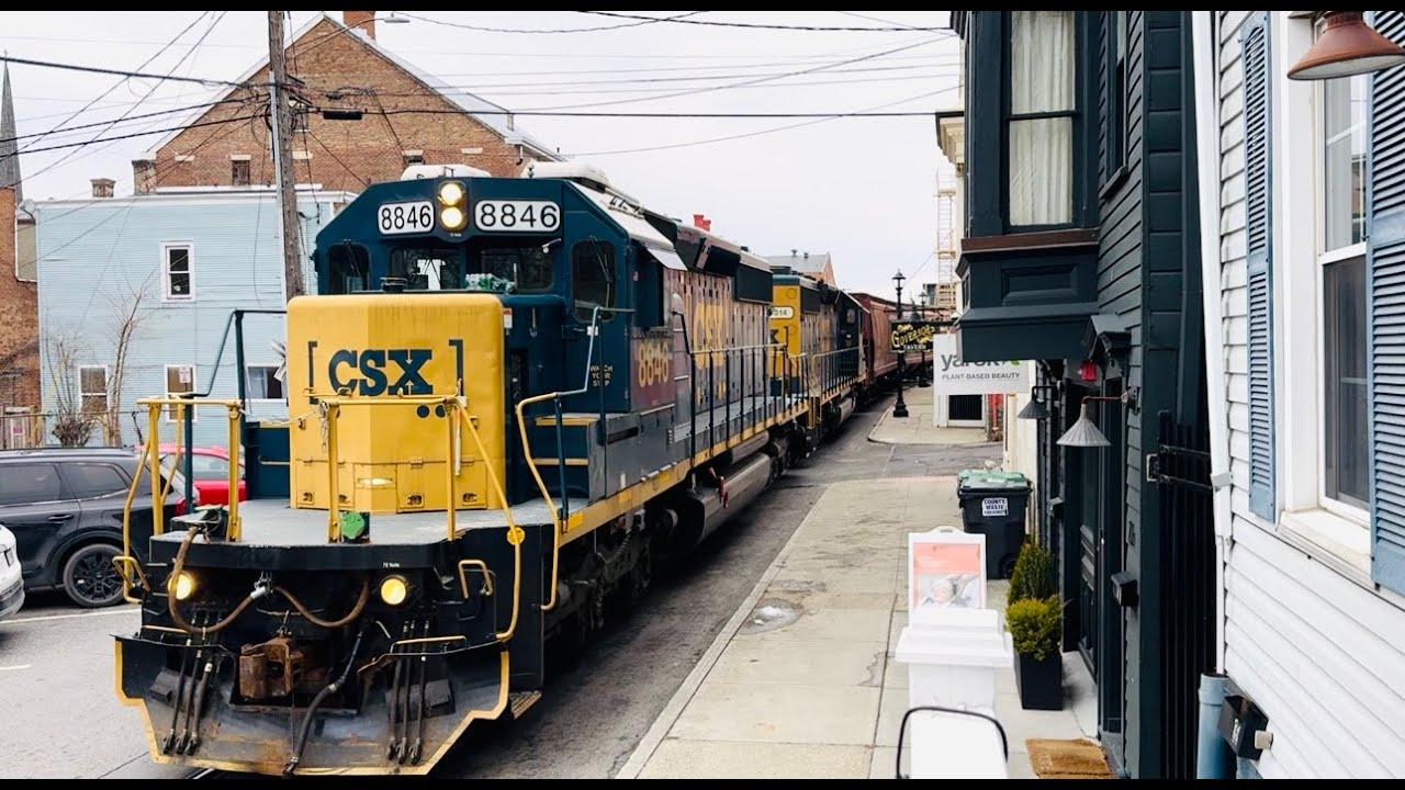 Brand New Intermodals & Street Running Trains: A Day on Former Boston & Albany Lines
