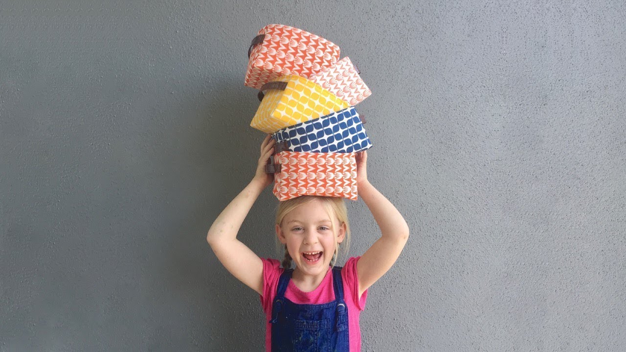 How to Sew a Fabric Storage Bin
