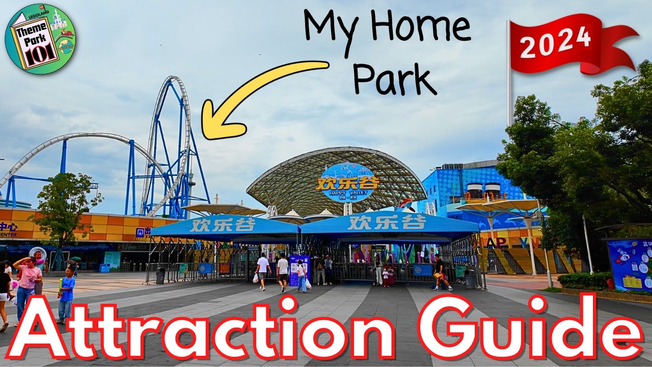 Happy Valley Wuhan ATTRACTION GUIDE - All Rides & Shows - Wuhan, CHINA - 2024